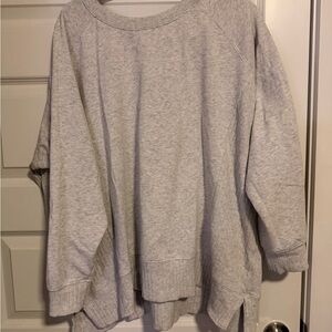 Maurices Light Gray Women's Crew Neck Sweater